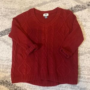 Old navy sweater red/burgundy